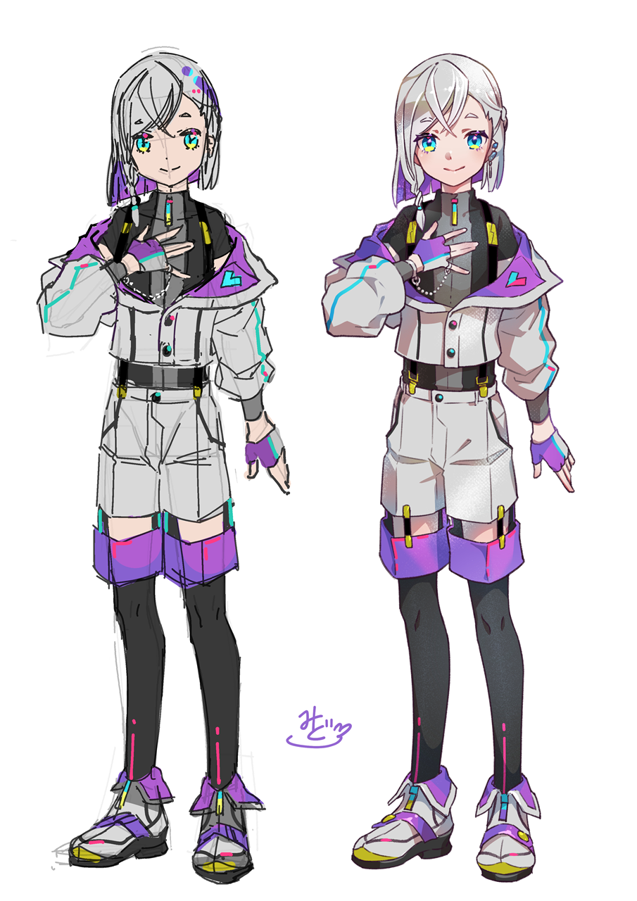 Vtuberイメージ立ち絵・2025（自主制作）